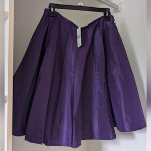 Ralph Lauren Silk Purple Skirt